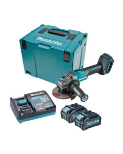 40V MAX XGT 2 x 4.0Ah Cordless Brushless 125mm Slide Switch Angle Grinder Kit