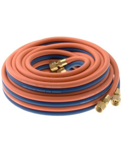 Hose Kit 30M Oxygen & Propane Orange and Blue With Fittings