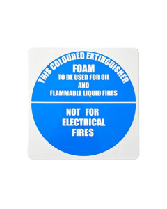 Air Foam Extinguisher I.D Sign