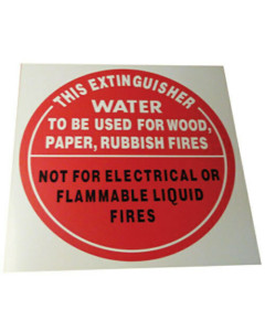 Fire Box IDAW Identification Disc Air-Water