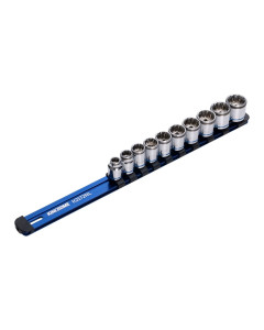 3/8” Drive NUT-LOK™ Socket Rail Set - 10 Piece