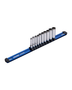 1/4” Drive NUT-LOK™ Deep Socket Rail Set - 10 Piece