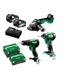 18V 5.0Ah Li-ion Cordless Brushless 3pce Combo Kit