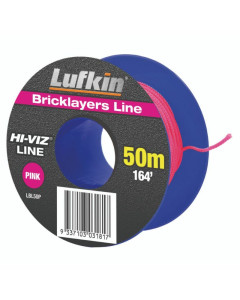 Lufkin LBL50P Brick-L-Line Pink 50M No8 C