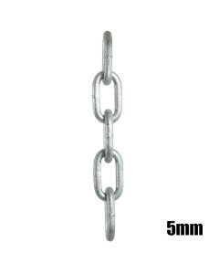 Beaver 130305 5mm HDG Long Link P.C. Chain