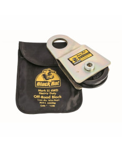 Black Rat 4WD Off-Road Sheave Block With Carry Bag
