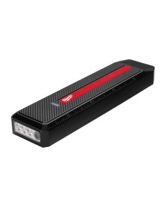 1300 Lumen Rechargeable Flat Flashlight with Green Laser
