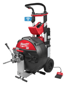 MX FUEL Sewer Drum Machine with POWERTREDZ Lift Assist