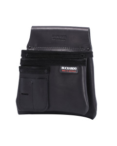 Buckaroo NBS2B Nail Bag Double Pocket Black