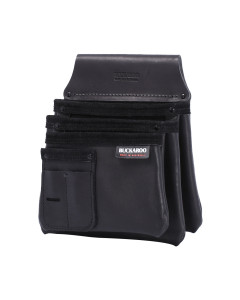 Nail Bag Triple Pocket Black