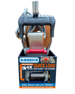 Quick Load Ratchet 50mm x 9m x 2,500kg