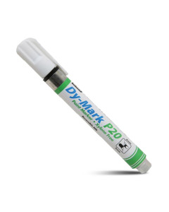 Paint Marker P20 Reversible Bullet/Chisel Tip - White