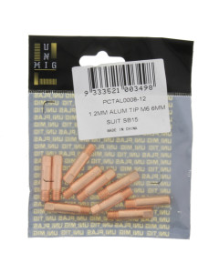Unimig PCTAL0008-12 Binzel Style Contact Tip 1.2mm