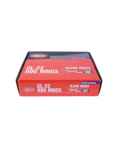 CL22 Hog Rings Electro Galvanised - 10,000 Pack