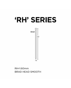 Senco RH21EAA SENCO RH Brads 1.6mm x 50mm (B