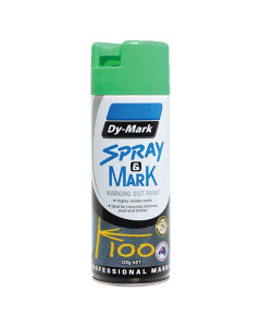 Spray & Mark Marking Out Paint 350g - Fluro Green