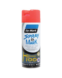 Spray & Mark Marking Out Paint 350g -  Fluro Orange