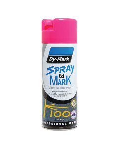 Spray & Mark Marking Out Paint 350g - Fluro Pink