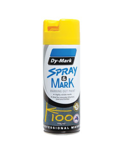 Spray & Mark Marking Out Paint 350g - Yellow