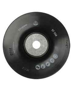 Grinder Backing Pad 125 x 22mm M14 Medium ST 358
