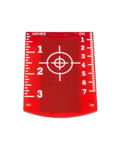 Laser Receiver Target Plate - Red