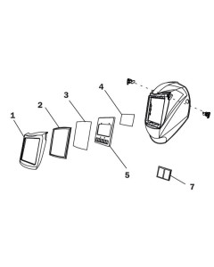 Replacement Cover Lens Frame to suit View FX Helmet