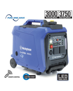 3750W 4-Stroke Electric Start Petrol Digital Inverter Generator iGen3750S