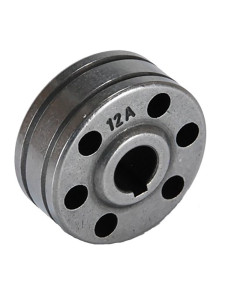 Aluminium Feed Roller U Groove 37mm Solid to suit 1.0mm / 1.2mm Wire