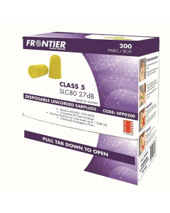 Beaver FREARPLUGYY00C5 Ear Plugs Foam Uncorded
