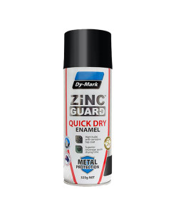 Zinc Guard Quick Dry N63 High Gloss Enamel 325g - Black