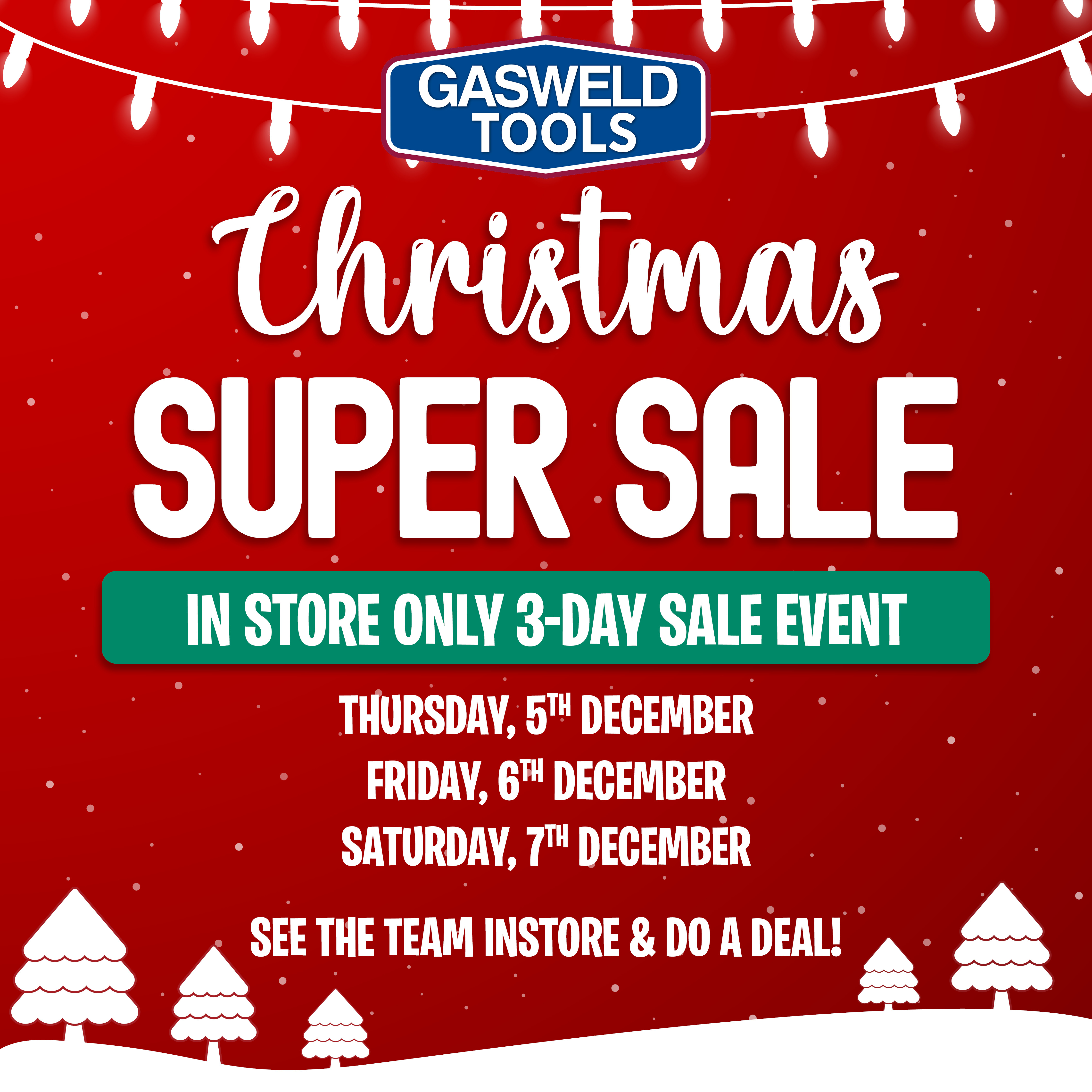 Gasweld Christmas Sale 2024!